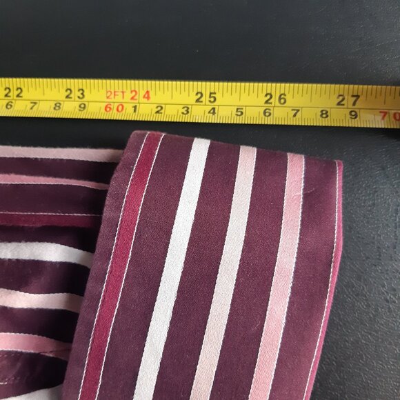 le chateau SZ L French Cuff Men's Cotton Striped Shirt ⚡️BUY 3 for $55⚡️ - Picture 11 of 13